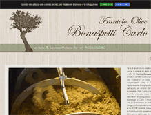 Tablet Screenshot of frantoiobonaspetti.com